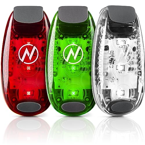KayaLuma LED Kayak Lights (3 Pack) | Clip On IPX5 Waterproof Marine Navigation Lights for Night Kayaking, Canoeing, Boatin...