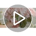 Juinte 4 Sets Mason Jar with Lights Pink Hydrangea Decorative Pink Centerpieces for Tables Mason Jars Flowers Decorations ...