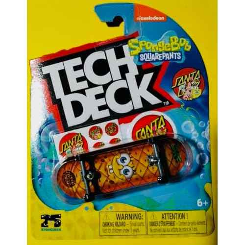 TECH DECK Fingerboard Skateboard Single Pack (Assorted Styles)