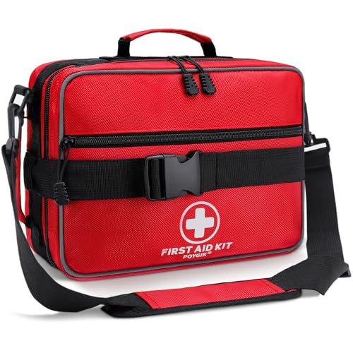 Poygik Premium 420 Piece Large First Aid Kit for Home, Car, Travel, Camping, Truck, Hiking, Sports, Office, Vehicle & Outd...