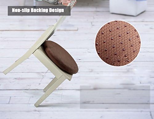 Sigmat Memory Foam Seat Cushion Anti-Slip Soft Round Stool Cushion Chair Pad 20 Inch Navy Blue