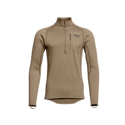 SITKA Gear Men's Core Midweight Zip-T Long Sleeve Hunting Shirt, Coyote, M