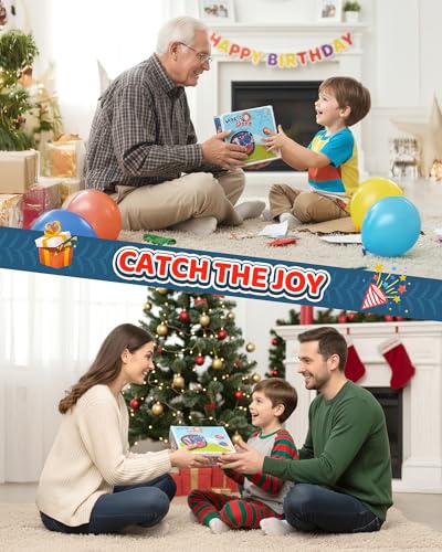 Toss and Catch Ball Game Set, Toddler Baseball Glove for Beach Pool Yard, Kids Sports & Outdoor Play Toys with Family, Fun...