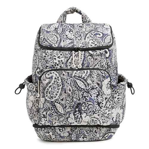 Vera Bradley Featherweight Commuter Backpack Travel Bag, Stratford Paisley, One Size
