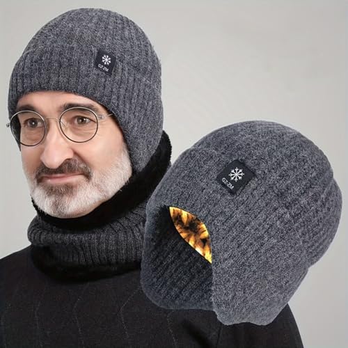 Warm Ear Protection Winter Cap for Outdoor Activities, Classic Outdoor Sports Hat, Stylish Cold Weather Accessory