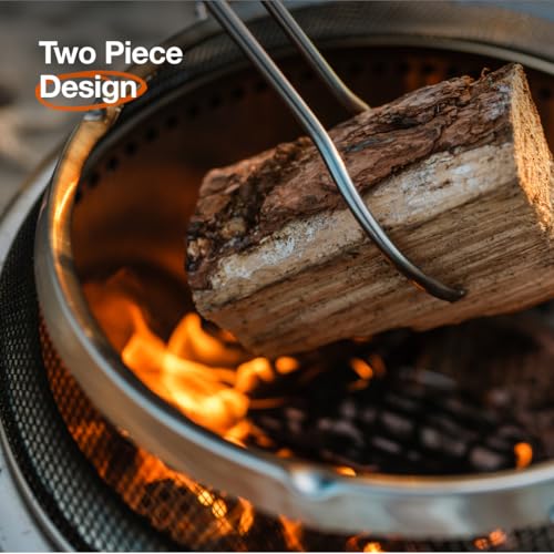 Solo Stove Bonfire Shield - Durable Stainless Steel Spark Protector Mesh Screen for Fire Pits, Keeps Pops and Hot Embers C...