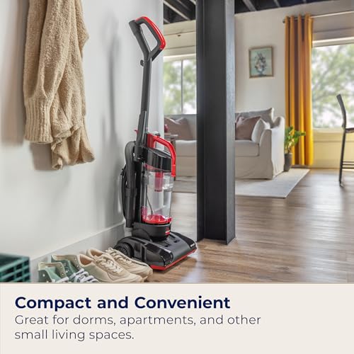 Bissell CleanView Compact Upright Vacuum, Fits in Dorm Rooms & Apartments, Lightweight with Powerful Suction and Removable...