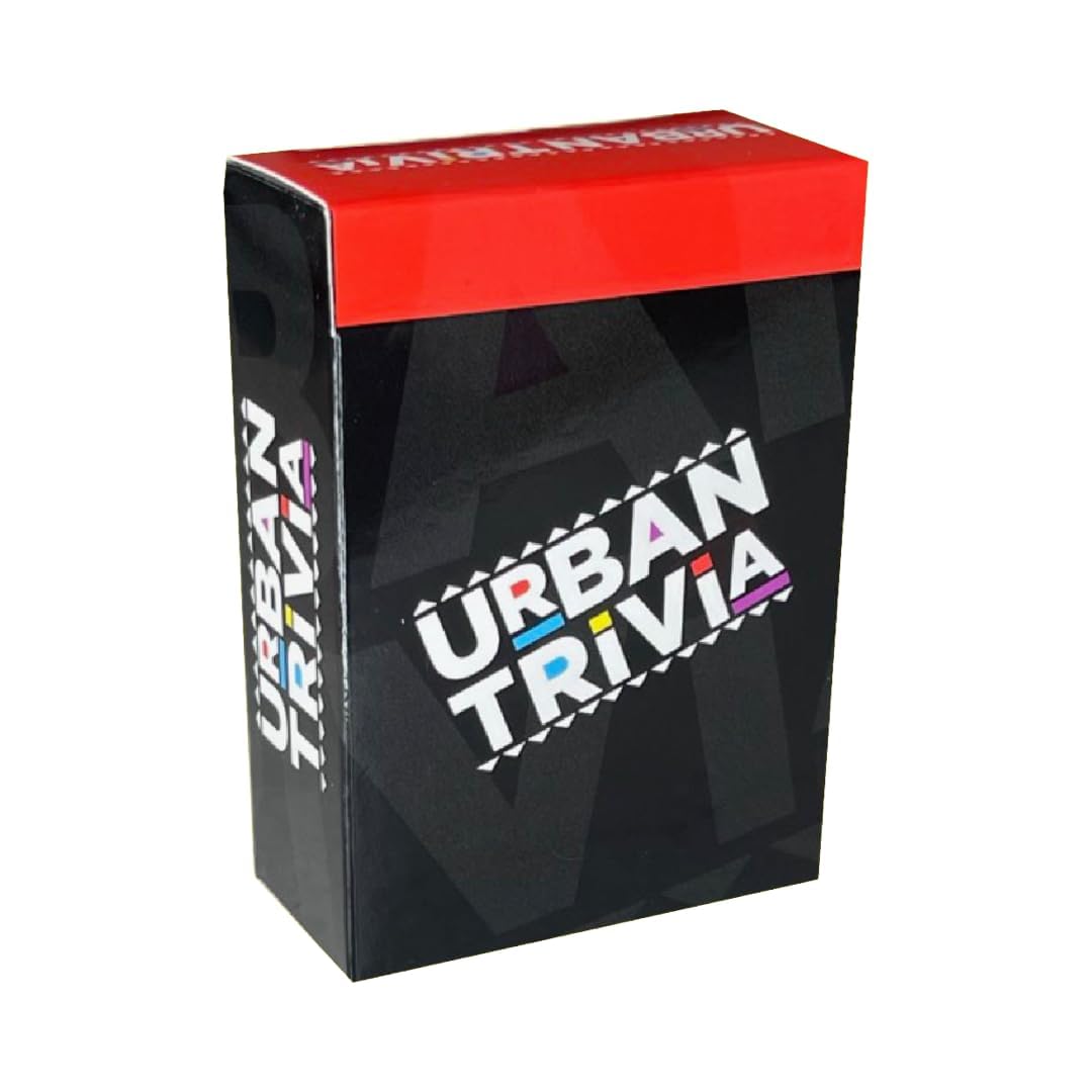 Urban Trivia Game - Card Game for The Culture! Fun Trivia on Black TV, Movies, Music, Sports, & Growing Up Black! Great Trivia for Adult Game Nights and Family Gatherings.