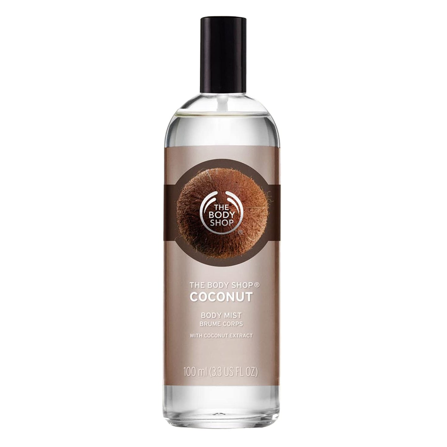 The Body Shop Coconut Body Mist - Refreshes and Cools with a Tropical Scent - Vegan - 3.3 oz