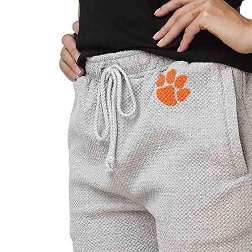 FOCO Women's Team Logo Soft Gray Woven Fashion Jogger Pants