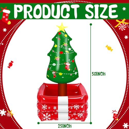 Bencailor Christmas Party Decoration Inflatable Christmas Tree Xmas Cooler Blow up Pool Birthday Party Favor Supplies Infl...