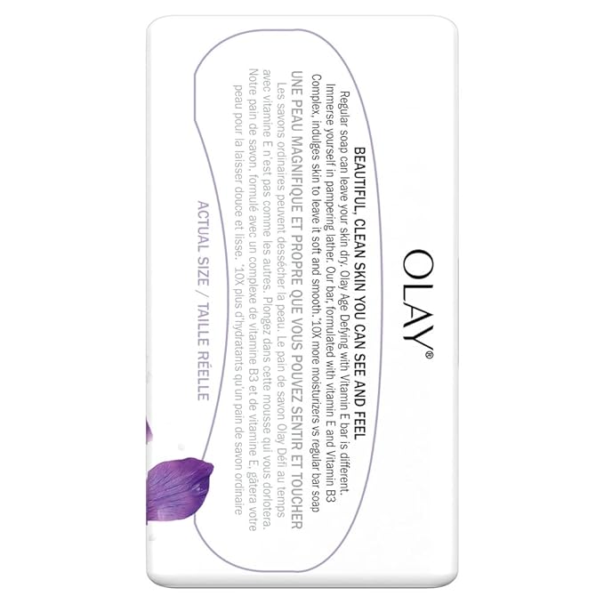 Olay Age Defying Beauty Bar Soap, 4 ct (Pack of 2)