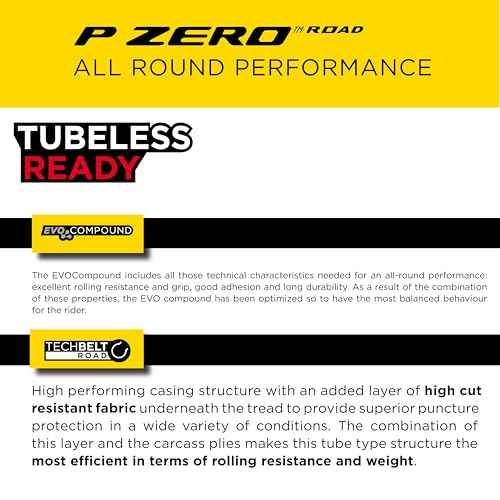 Pirelli P Zero Road 32-622 (700 x 32c) Bicycle Tires (Single) - Tube-Type Clincher Tire EVO Compound, TechBELT Carcass, Lightweight Design