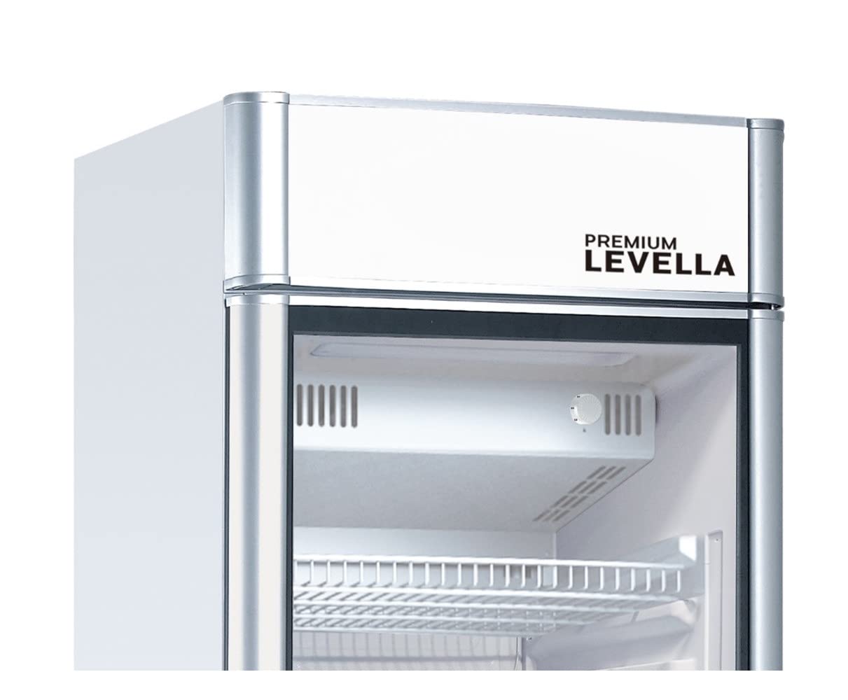 Single Door Beverage Cooler - 6.5 cu ft - Silver by Premium Levella