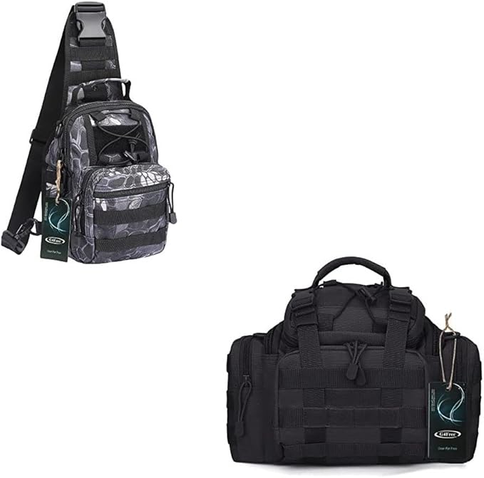 G4Free Outdoor Tactical Backpack with G4Free Outdoor Travel Waist Pack