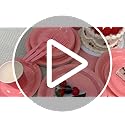 CENLBJ Pink Paper Plates and Napkins, Disposable Party Supplies, 50 of Each 9’’ Pink Plate, 7’’ Dessert Plates Napkins Cup...
