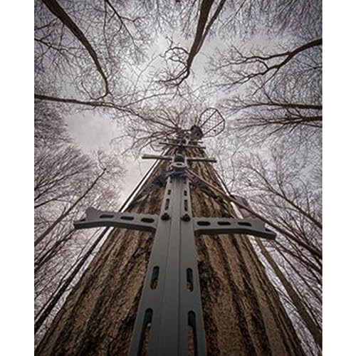 Hawk Traction Climbing Stick, 20 Foot Tree Climbing Hunting Gear with Double Traction Grip, Hunting Accessories for Tree S...