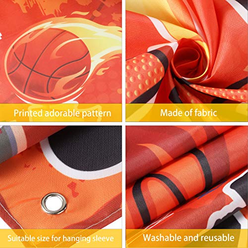 Boao Basketball Birthday Backdrop Happy Birthday Basketball Banner Party Decoration Sports Photography Background Supplies...