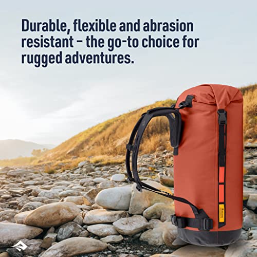 Sea to Summit Big River Dry Backpack with Adjustable Harness, 50 Liter, Picante Red