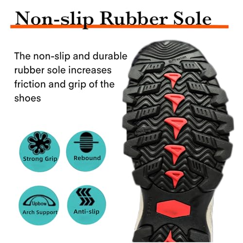 Water Shoes for Men Quick Drying Sneakers Breathable Non-Slip Outdoor Hike Barefoot Shoes for Sport Beach Pool Aqua Swim S...