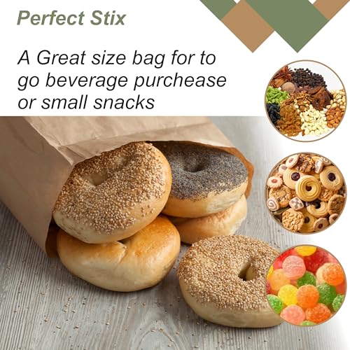 Perfect Stix 2lb Brown Paper Bags- Package of 500ct
