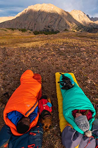 Kelty Cosmic 0 Ultra 4 Season Down Mummy Sleeping Bag, Winter Camping Backpacking Sleep System, 800 Fill Dridown