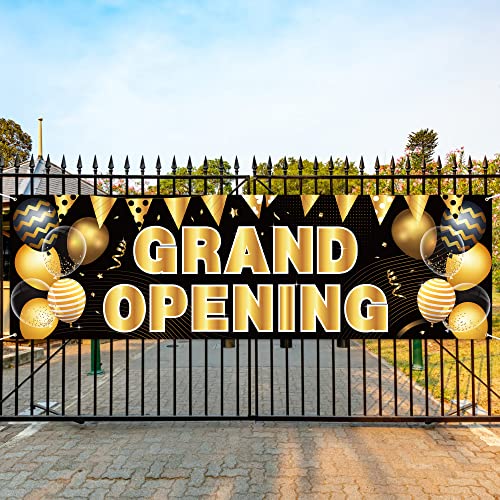 FeelWarm 31Pcs Grand Opening Party Decorations Kit Grand Opening Banner with 12Inches Latex Balloons New Store Opening Sig...