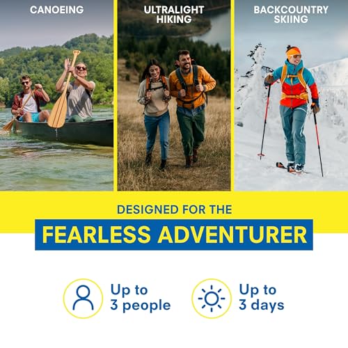 Adventure Medical Kit Ultralight/Watertight Medical Kit .7 - Up to 3 People, Up to 3 Days - Includes Bandages, Blister Ess...