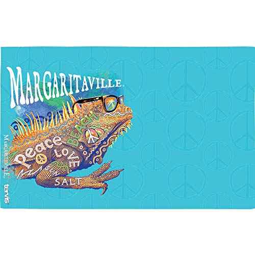 Tervis Margaritaville - Peace Love Salt Made in USA Double Walled Insulated Tumbler Travel Cup Keeps Drinks Cold & Hot, 16oz, Clear
