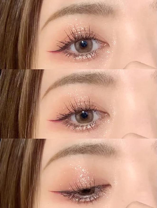 Kayswang 9 colors glitter eyeshadow palette makeup palette matte high pigment color cream texture natural eye shadow powder eye shadow palette in autumn and winter long lasting waterproof (pink brown)