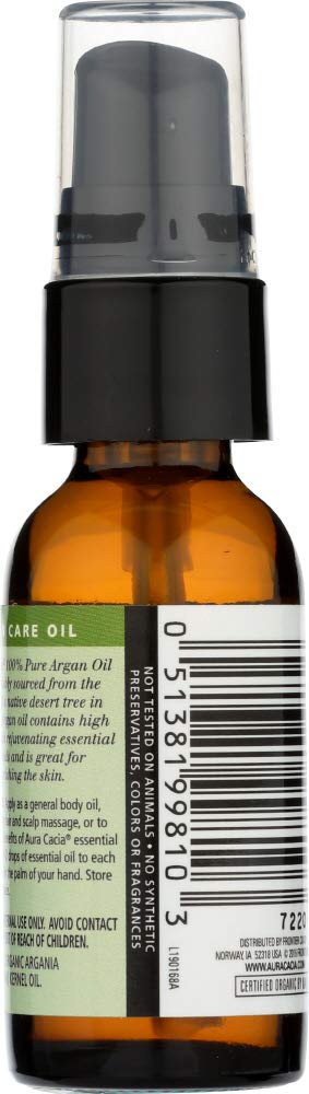 Aura Cacia Skin Oil Argan Org