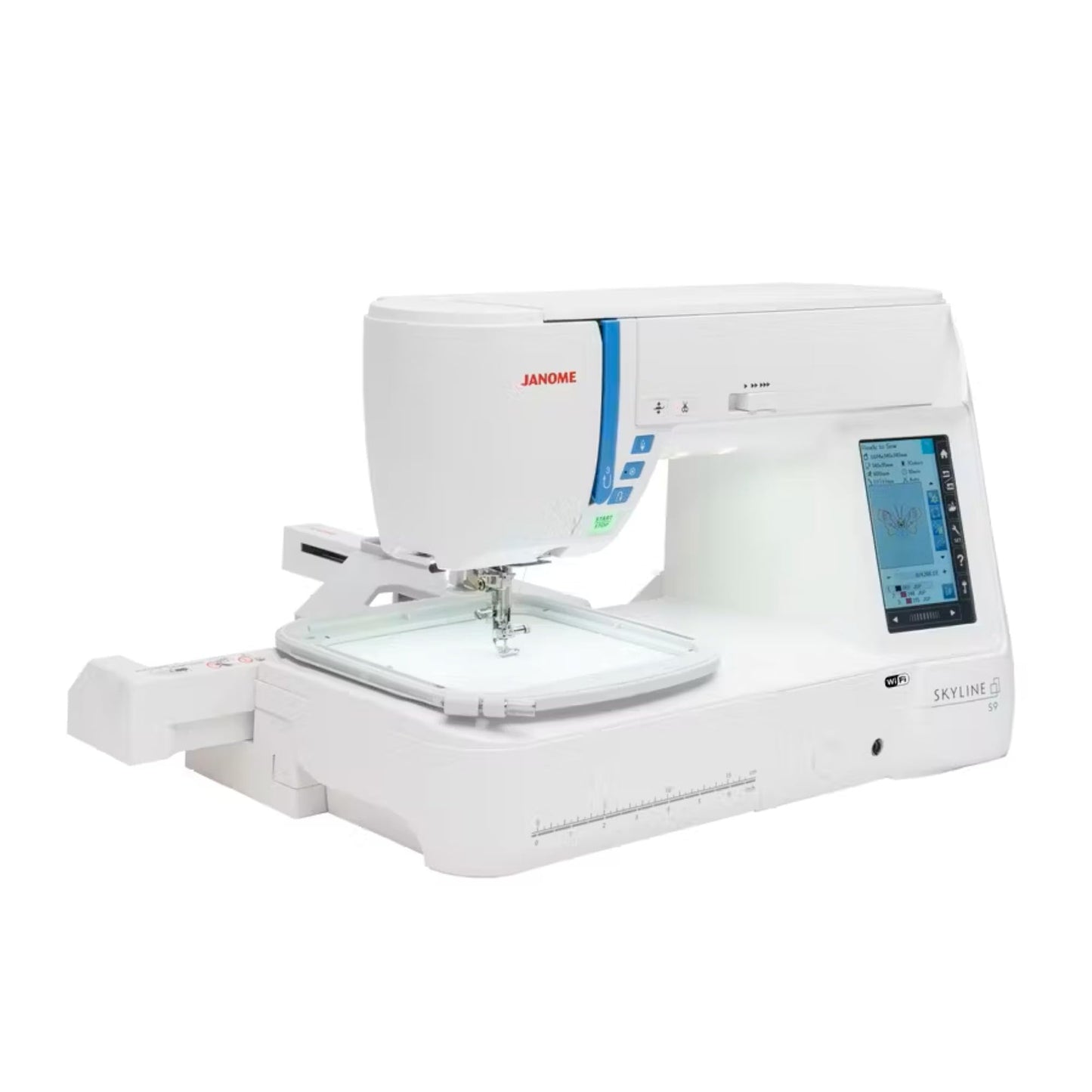 Janome Skyline S9 Indigo Sewing and Embroidery Machine
