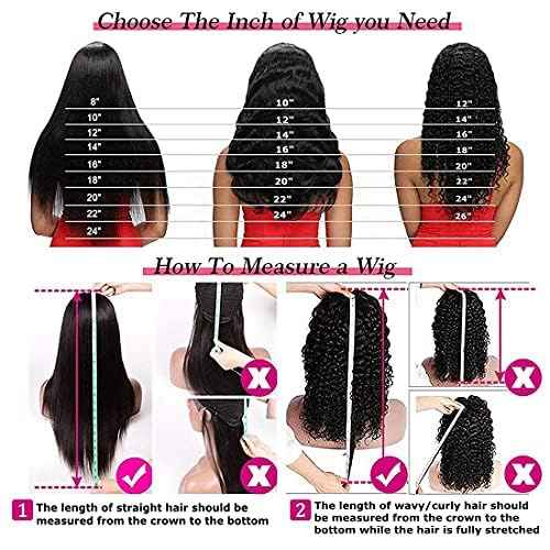 WENYAN Headband Wig Human Hair Deep Wave 22 Inch Wigs for Black Women Glueless None Lace Front Curly Wave Wig Brazilian Virgin Hair Wear and Go Wigs Machine Made 150% Density Natural Color