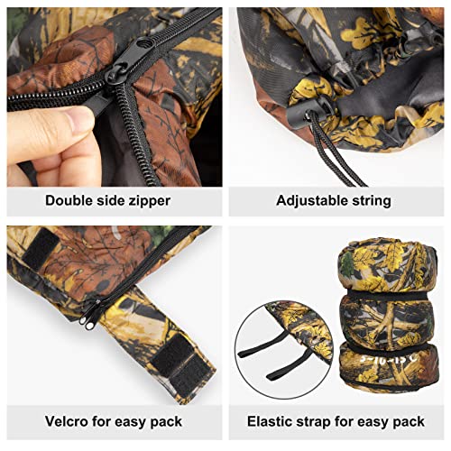 Night Cat Camping Sleeping Bag for Adults 3 Seasons Portable Lightweight Backpacking Hiking Traveling Indoor Outdoor Tempe...