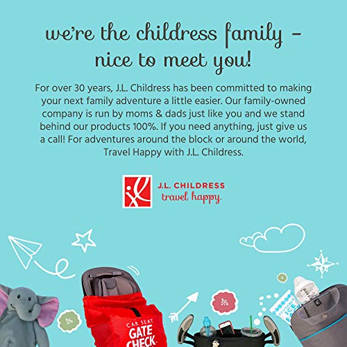 J.L. Childress Cool 'N Cargo Stroller and Wagon Cooler and Organizer - Universal Fit - Insulated - Attaches to Strollers, ...