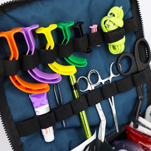Lightning X MB30-SKC Large EMT Trauma Kit | Fully Stocked First Responder Bag w/ 240+ Supplies | EMS Fire Police Office Sp...