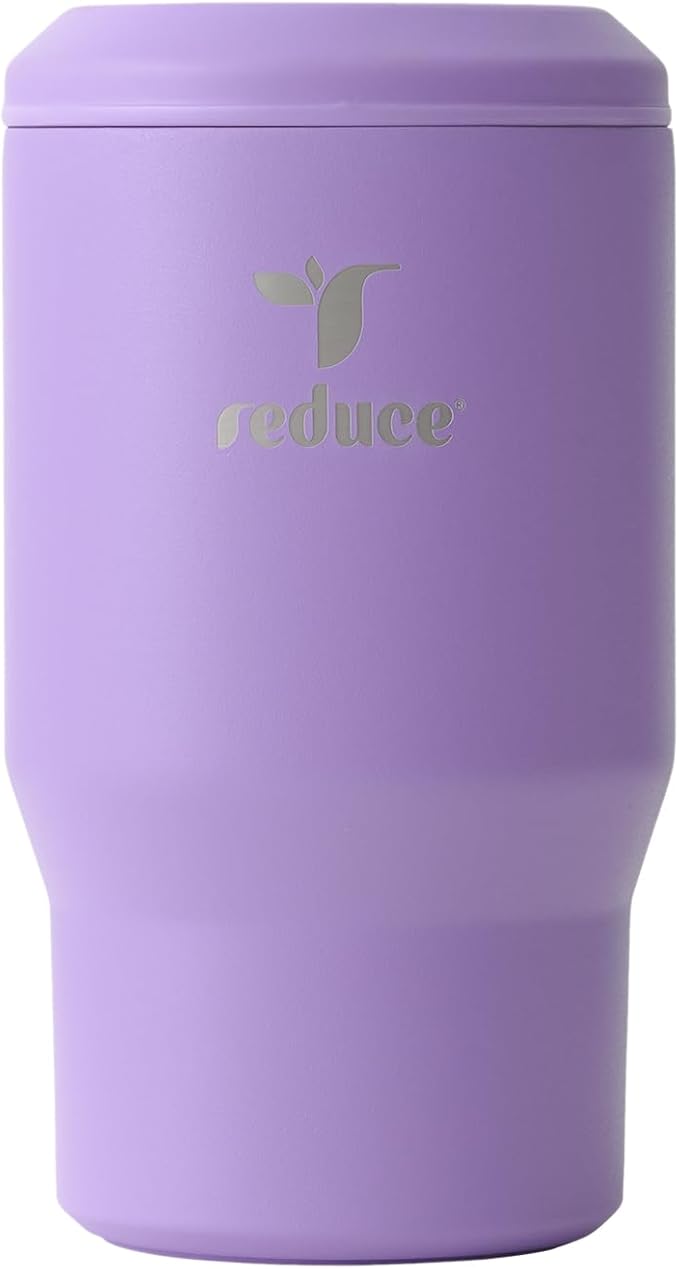 Reduce 4-in-1 Drink Cooler - Versatile Can & Bottle Holder with Vacuum Insulation - Keeps Drinks Cold Up to 4 Hours - Incl...