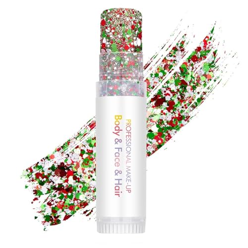 Hair Glitter Stick, Perfect Sparkling Theme Day Neon Outfit Singer Concert Music Rave Festival Party Christmas Accessories...