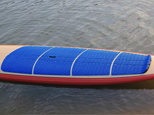 Abahub 12 Piece Surf SUP Deck Traction Pad Premium EVA with Tail Kicker 3M Adhesive for Paddleboard Longboard Surfboard Bl...