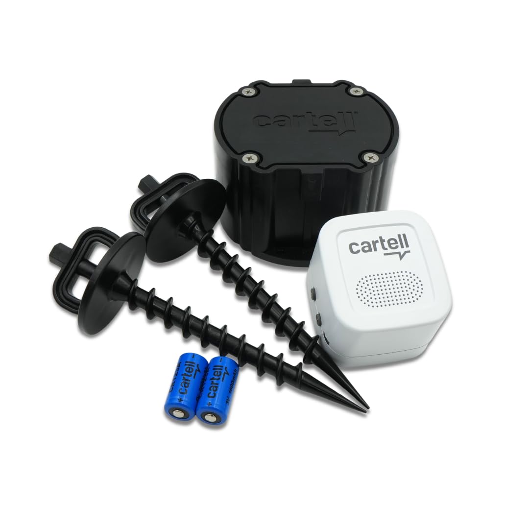 Cartell Wireless Driveway System CW-CON Outdoor Weatherproof Alert System, Sounder and Sensor