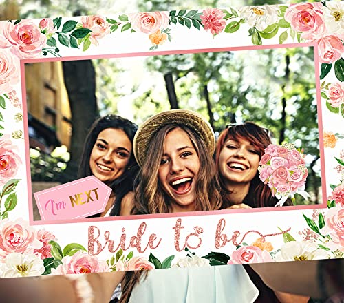 Bridal Shower Decorations Bride to Be Party Photo Booth Bride to Be Sign Bride to Be Sash Bridal Shower Party Supplies Wed...