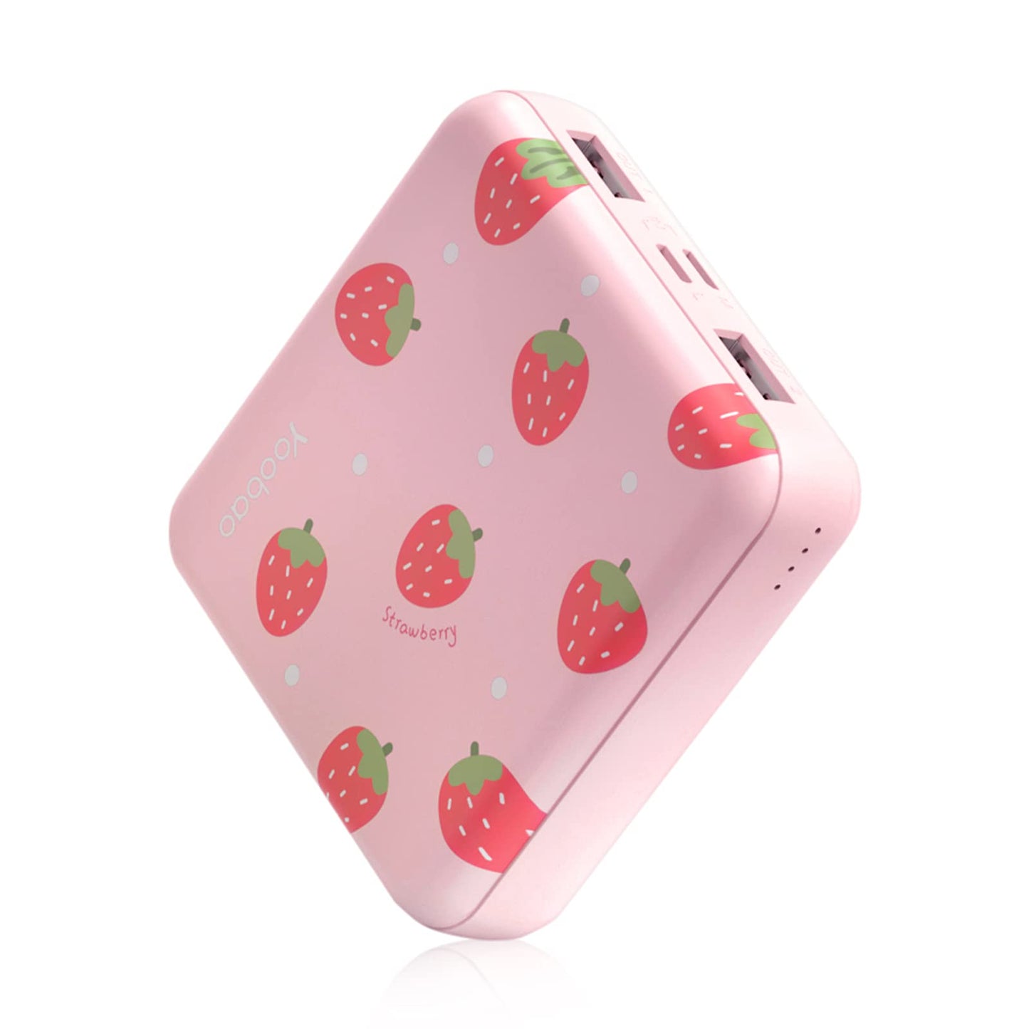 Yoobao Portable Charger 10000Mah, Cute Power Bank Usb-C For Girls Travel, 2 Outputs & 2 Inputs (5V/2.1A), Mini Phone Battery Pac