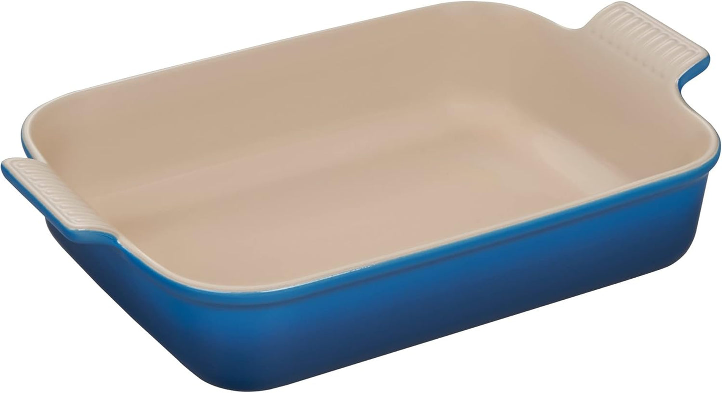 Le Creuset Stoneware Heritage Rectangular Dish, 4 qt. (12" x 9"), Marseille