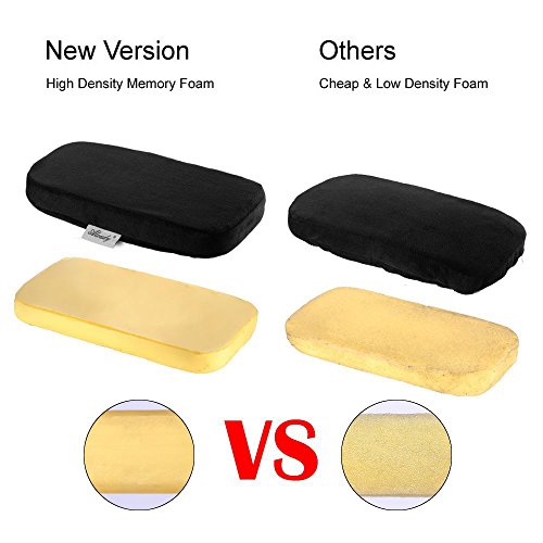 Aloudy Ergonomic Memory Foam Office Chair Armrest Pads, Comfy Gaming Chair Arm Rest Covers for Elbows and Forearms Pressur...