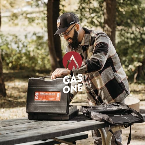 Gas One GS-3400P Propane or Butane Stove Dual Fuel Stove Portable Camping Stove - Patented - with Carrying Case Great for ...