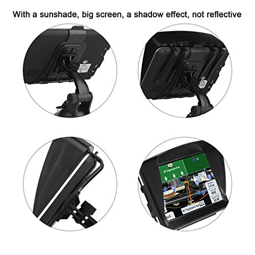 LONGRUF GPS Navigation for Car, Latest 2026 Map 7 inch Touch Screen Car GPS, Voice Turn Direction Guidance, Support Speed ...