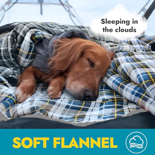 CANWAY Flannel Sleeping Bag for Adults Kids Girls Boys Camping Backpacking Sleeping Bag for Cold & Warm Weather with Compr...