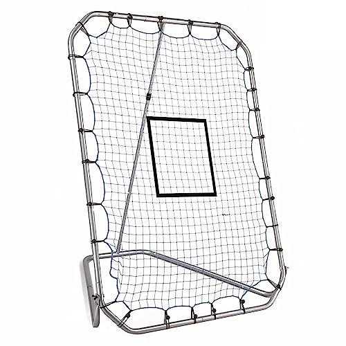 Franklin Sports Baseball Rebounder Net - Baseball Pitchback Net + Throwing Trainer - All Angle Bounce Back Return - Multi-Position Fielding + Throwing Aid