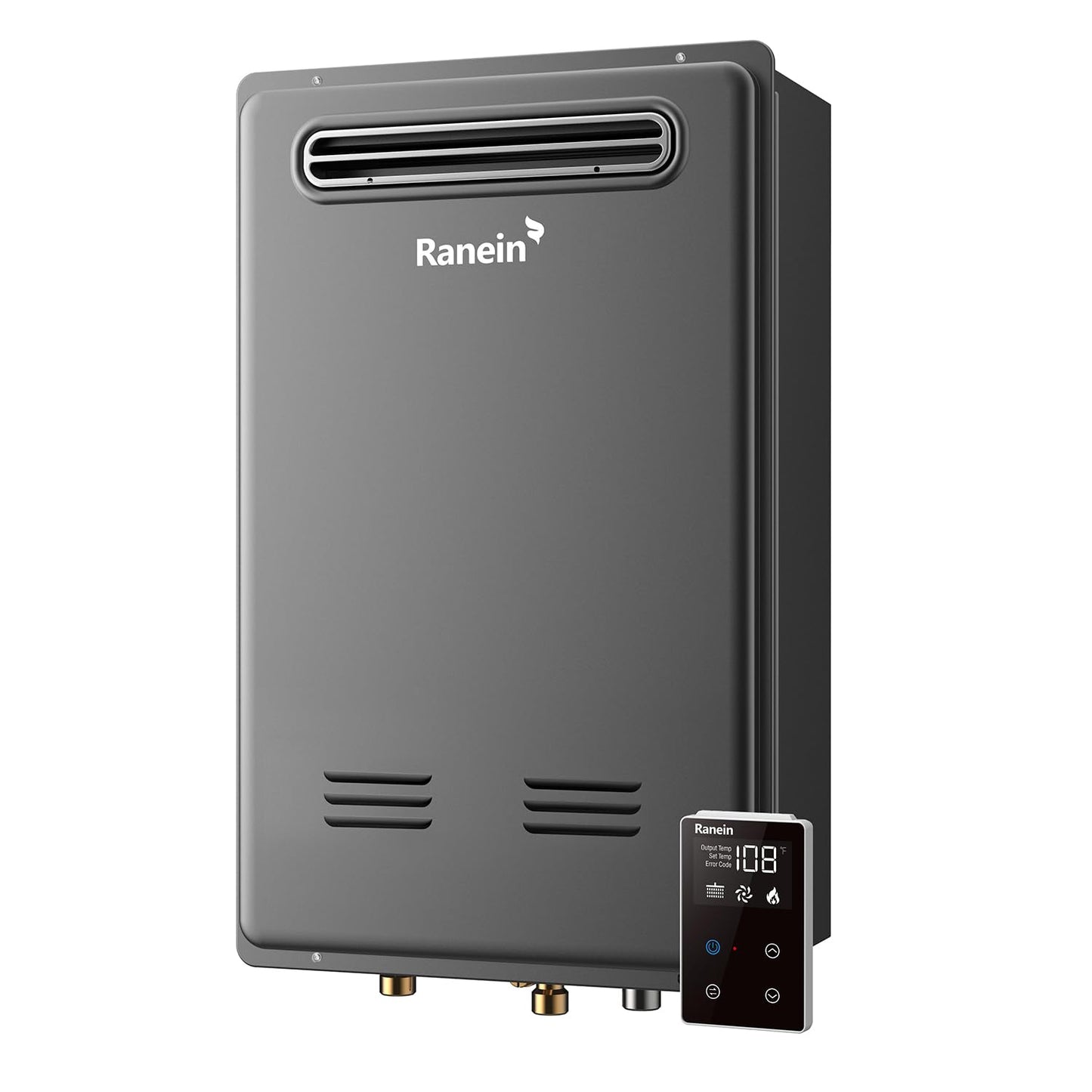 Ranein Propane Gas Tankless Water Heater, Outdoor Max 8.5 GPM, 190,000 BTU Instant Hot Water Heater