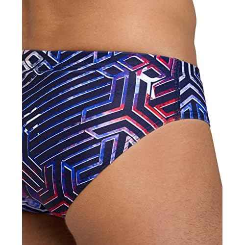 ARENA Performance Men's Kikko Pro Swim Brief Chlorine Resistant MaxLife Athletic Practice Swimsuit